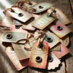 Schmucketiketten Mit Faden