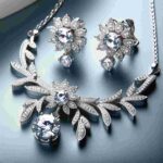 Schmuckset Silber Zirkonia