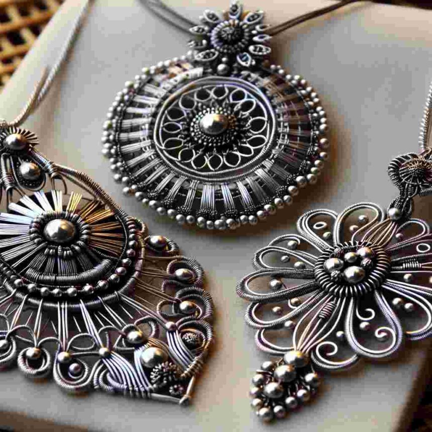 Schmuckstücke Aus Aludraht