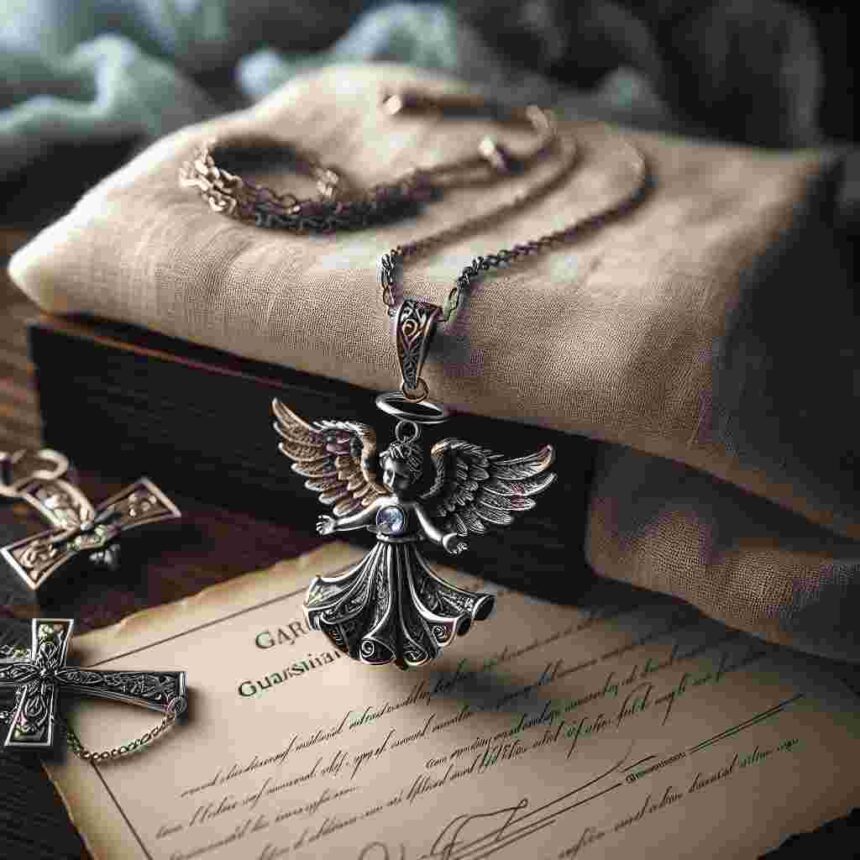 Schutzengel Kette Taufe Junge