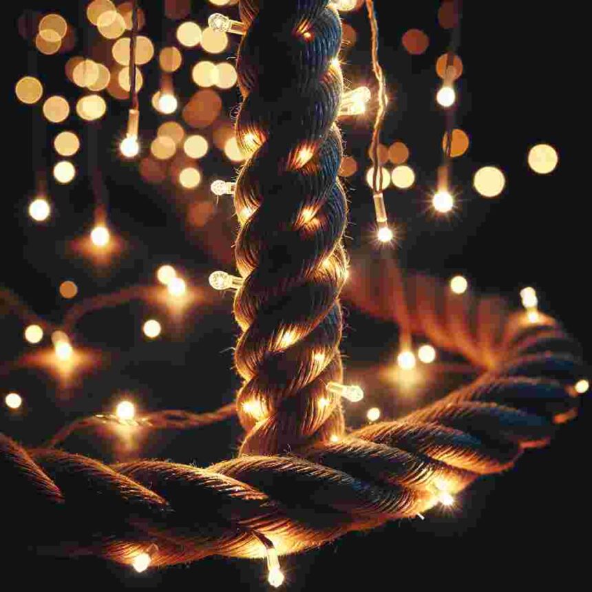 Seil Mit Lichterkette