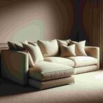 Sofa L Form Beige