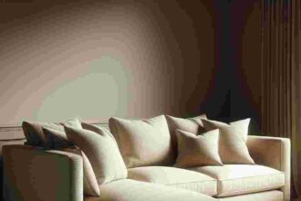 Sofa L Form Beige