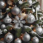 Tannenbaumschmuck Silber