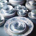 Teller Set Porzellan