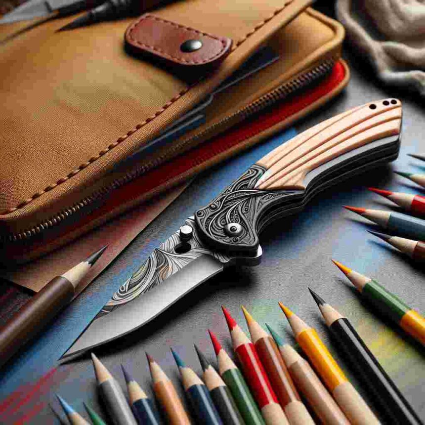 Übungsmesser Mit Farbe