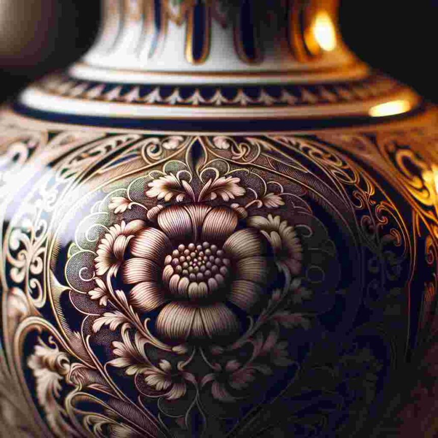 Vase Royal Porzellan Bavaria Kpm Germany Handarbeit