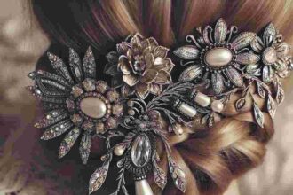 Vintage Haarschmuck Braut